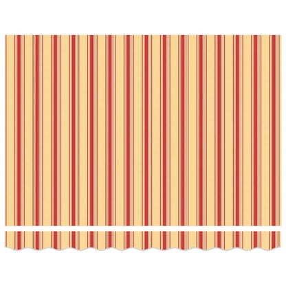 Retractable Awning Yellow and Orange 300 x 250 cm