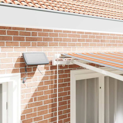 Retractable Awning with Manual Multicolour 300 x 250 cm Fabric