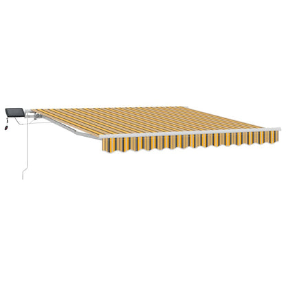 Retractable Awning with Manual Multicolour 300 x 250 cm Fabric