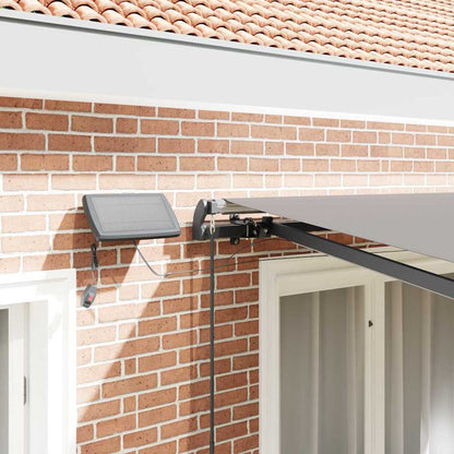 Retractable Awning Manual Light grey 300 x 250 cm Fabric