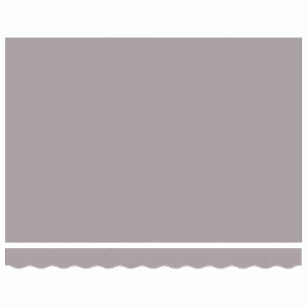 Retractable Awning Light grey 300 x 250 cm Fabric and Metal