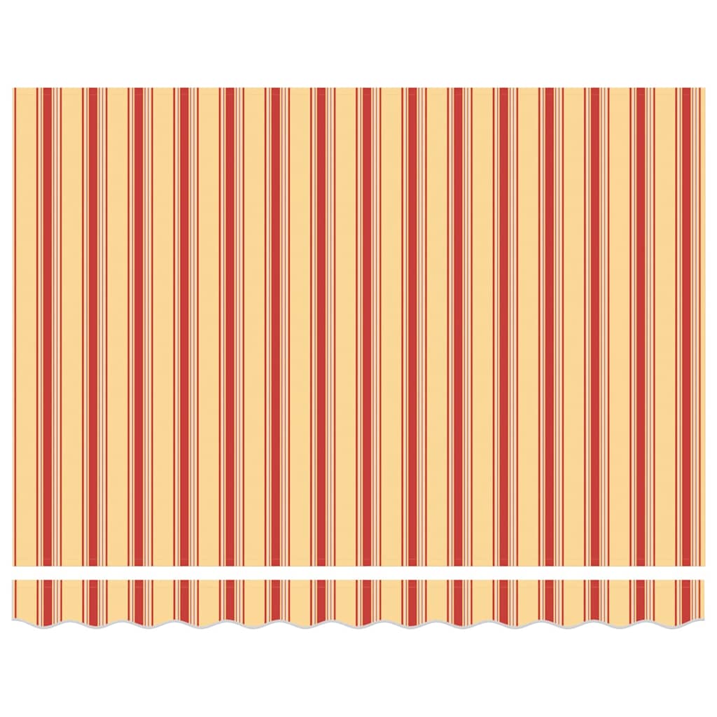 Awning Yellow and orange 3.5 x 2.5 m Polyester and metal