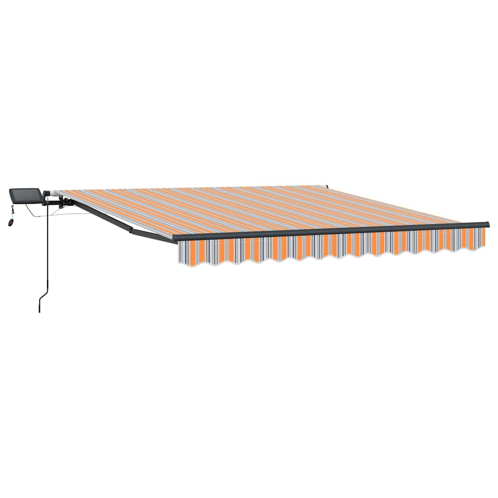 Retractable Awning Manual Multicolour 350 x 250 cm Fabric