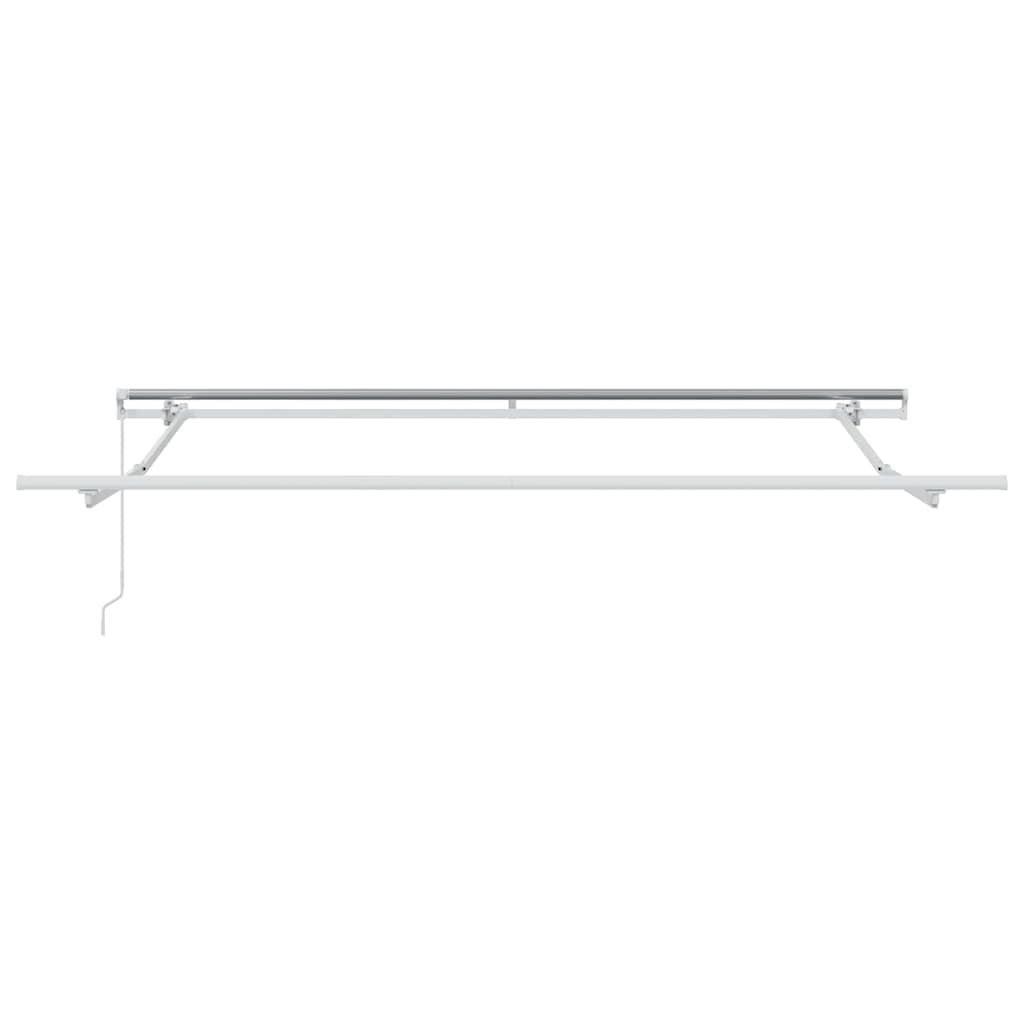 Retractable Awning Manual White 350 x 250 cm Fabric