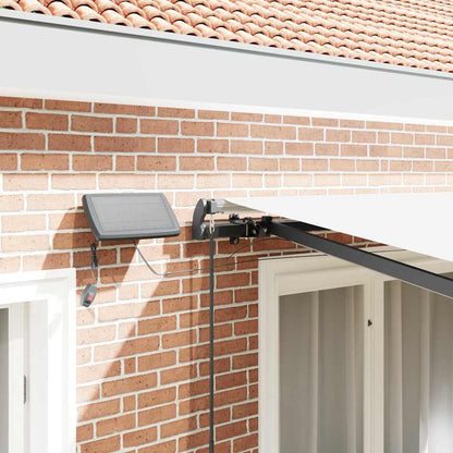 Retractable Awning Manual White 350 x 250 cm Fabric