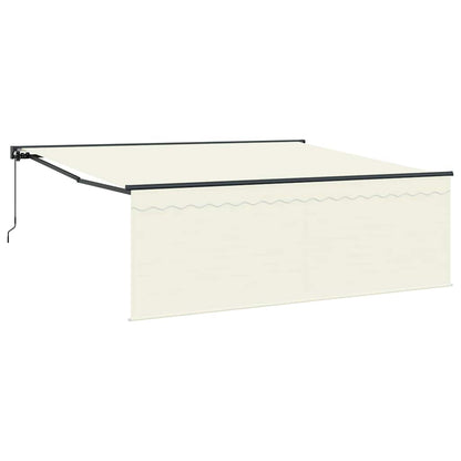 Retractable Awning Manual Cream 400 x 300 cm Polyester