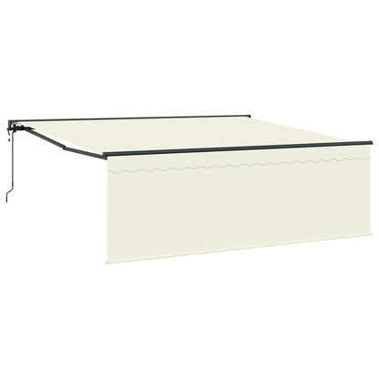 Retractable Awning Manual Cream 400 x 300 cm Fabric