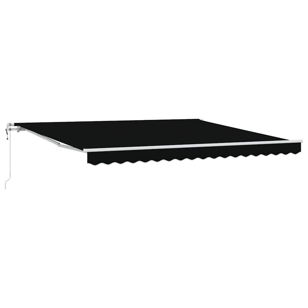 Retractable Awning 400 x 300 cm Black
