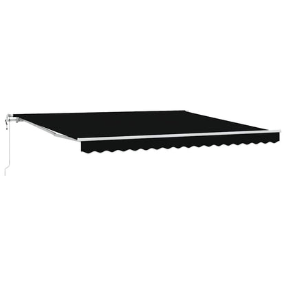 Retractable Awning 400 x 300 cm Black