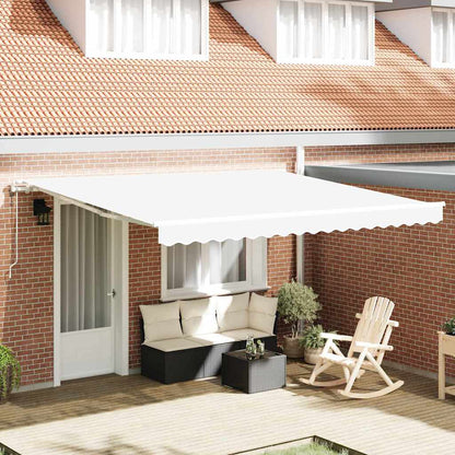 Retractable Awning 400 x 300 cm White