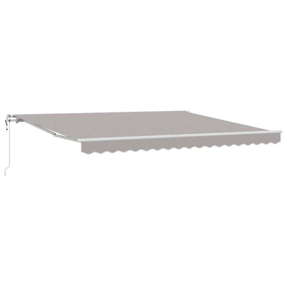 Retractable Awning 400 x 300 cm Light grey