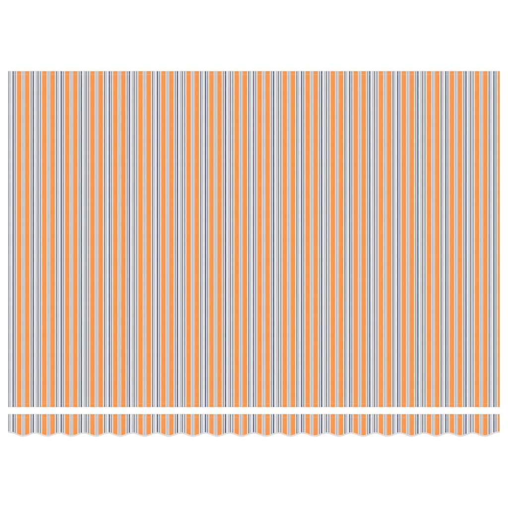 Retractable Awning Manual Multicolour 450 x 300 cm Fabric