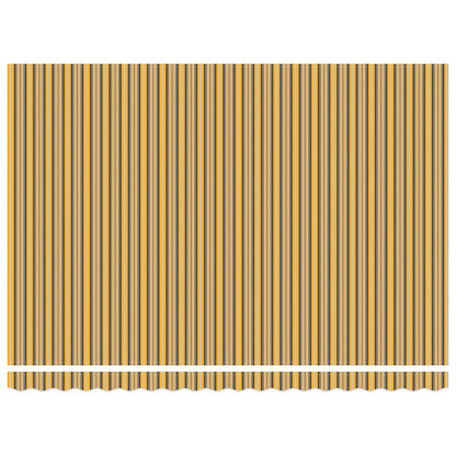 Retractable Awning Manual Multicolour 450 x 300 cm Fabric