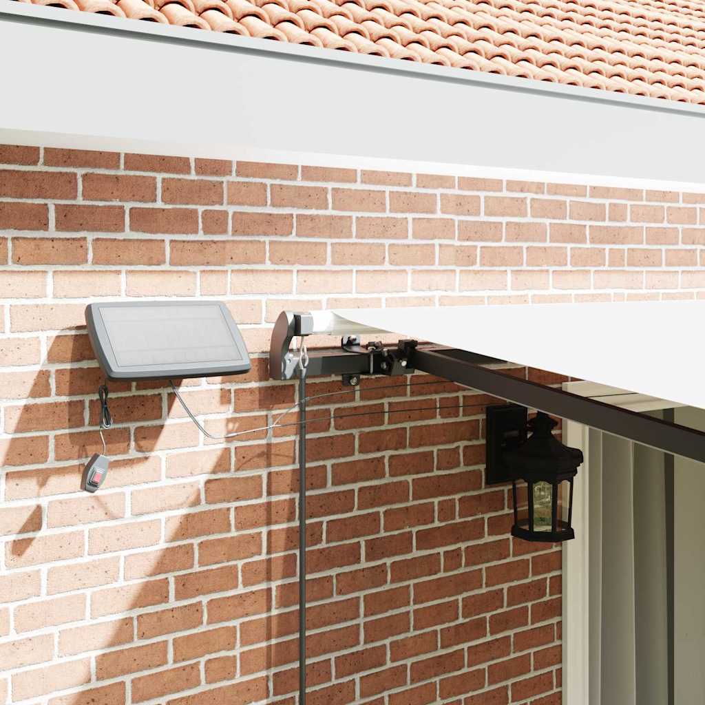 Retractable Awning Manual White 450 x 300 cm Fabric