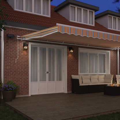 Retractable Awning with Manual 600 x 300 cm Multicolour