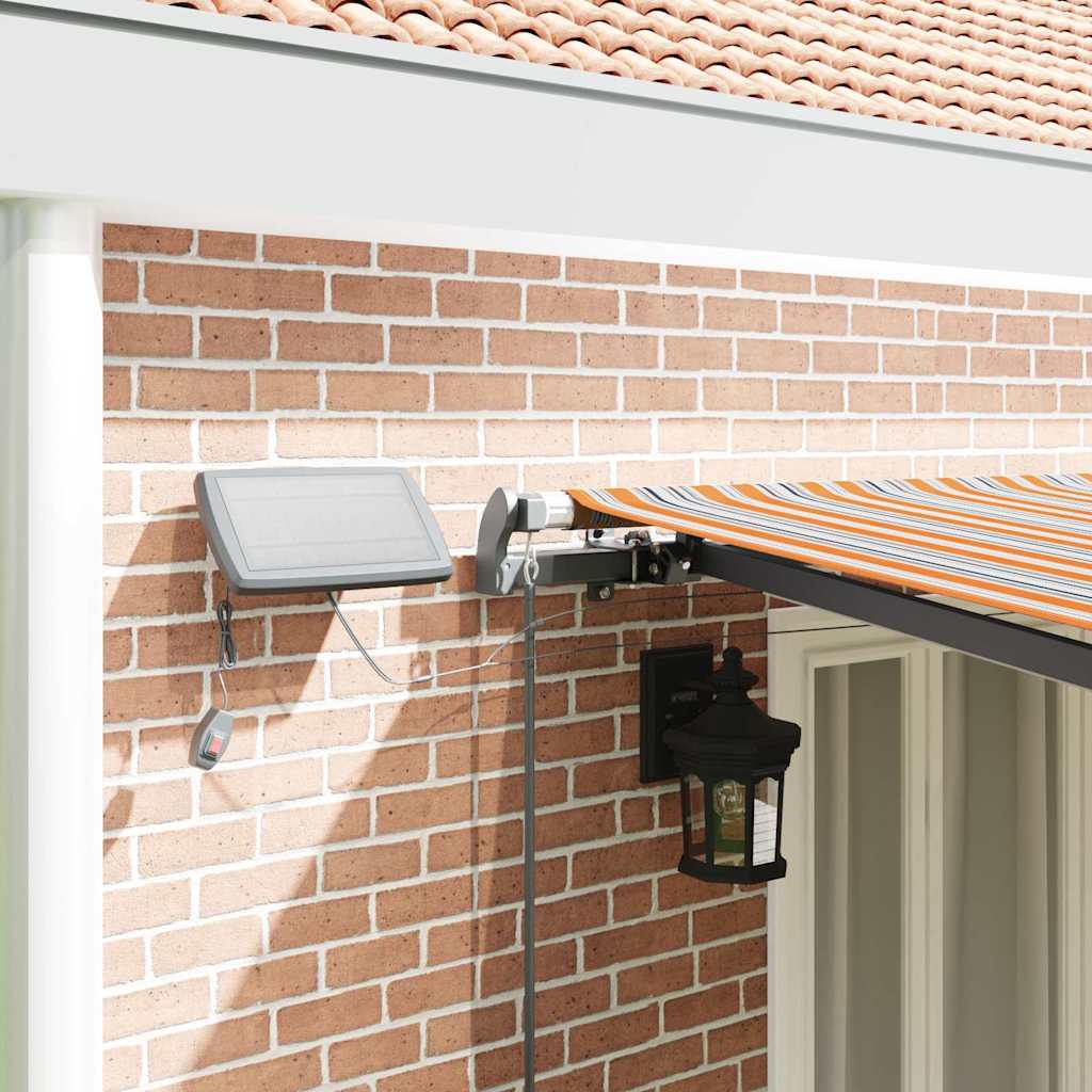Retractable Awning Manual Multicolour 600 x 300 cm Fabric