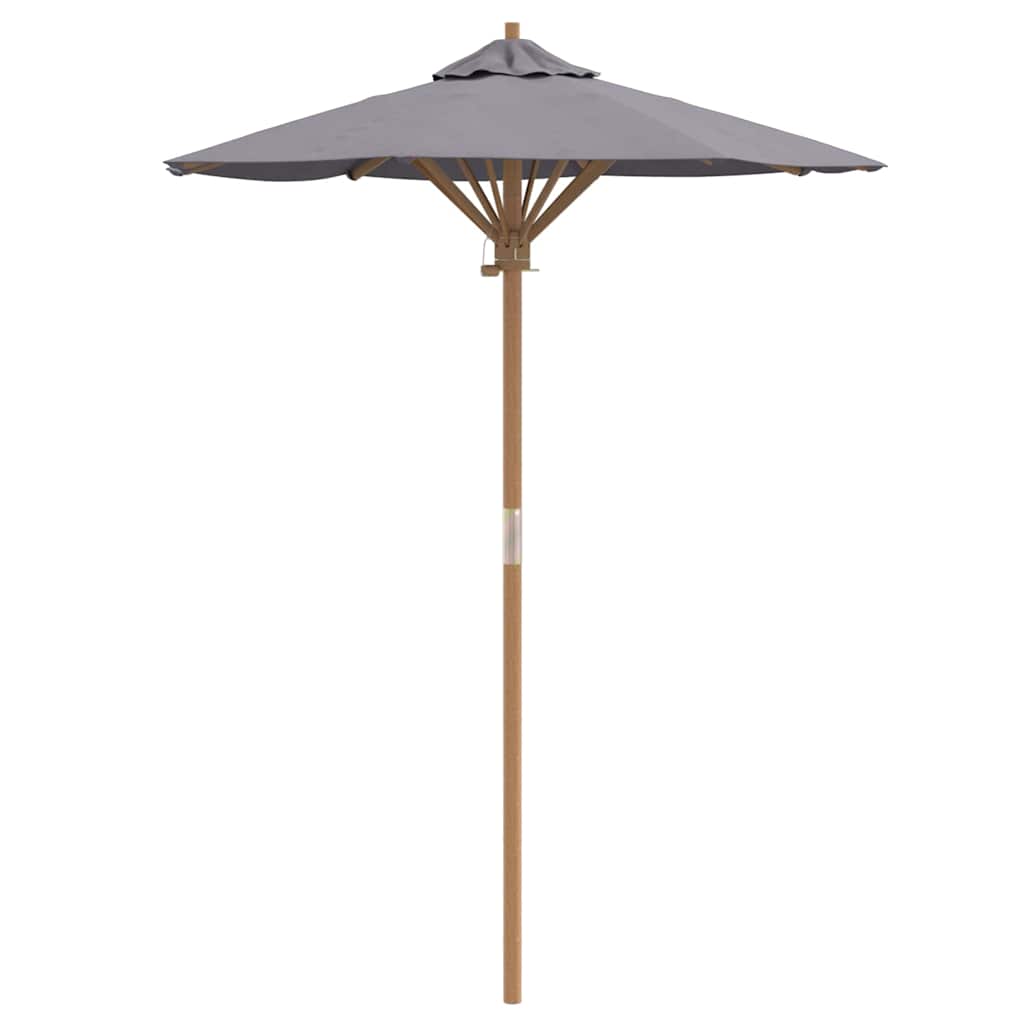Garden Parasol Dark grey 150 x 150 x 210 cm Bamboo