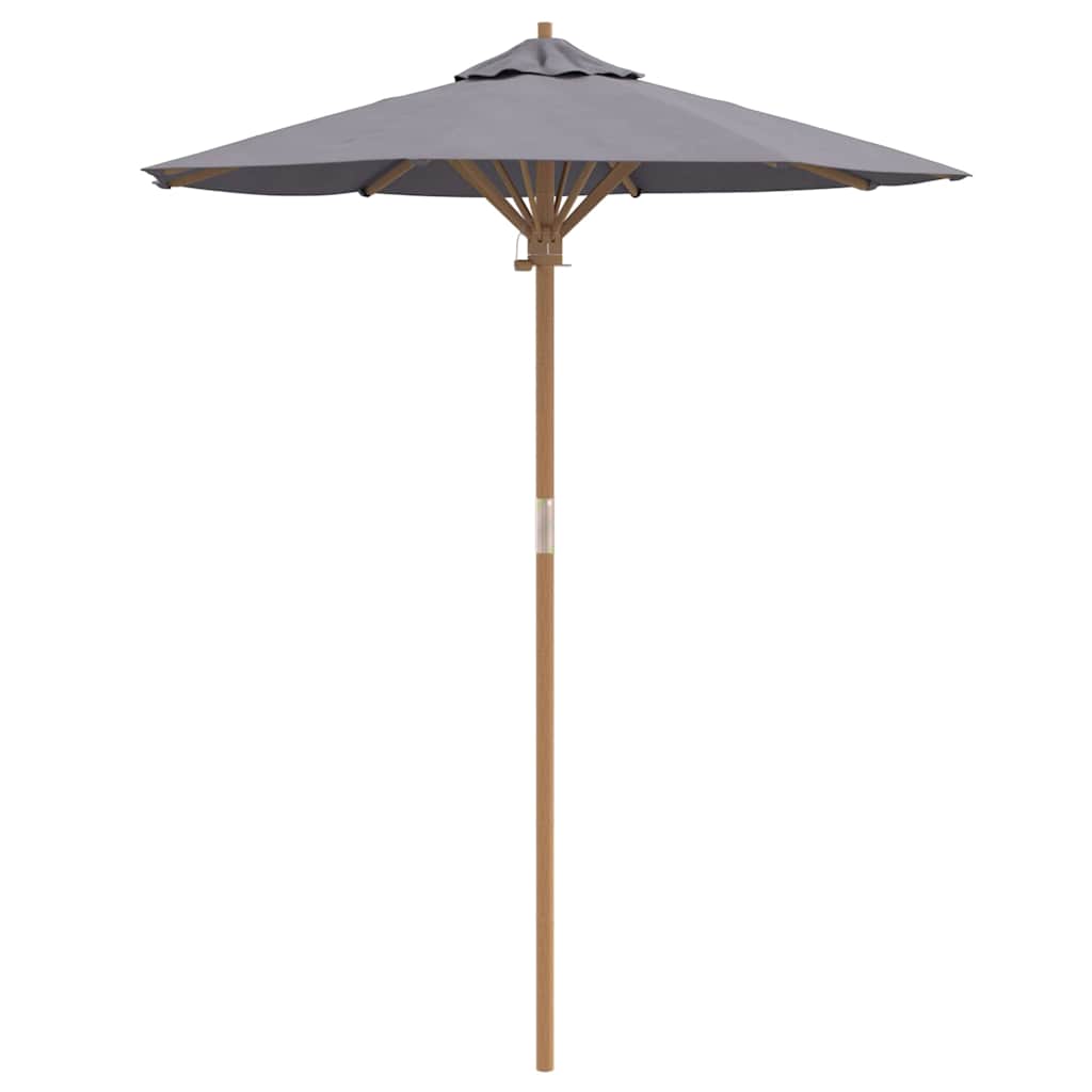 Garden Parasol Dark grey 180 x 180 x 230 cm Bamboo