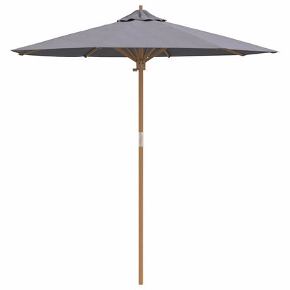 Garden Parasol Dark grey 217 x 217 x 230 cm Bamboo