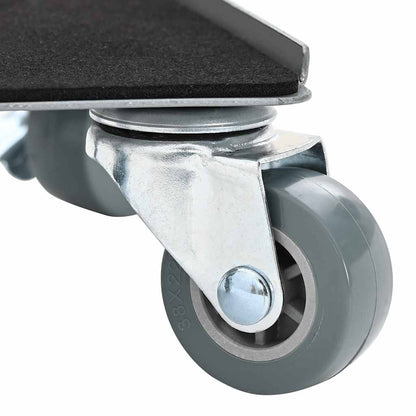 Furniture Rollers 4 pcs with Lifter 13.5x13.5x6 cm Steel 1300 kg