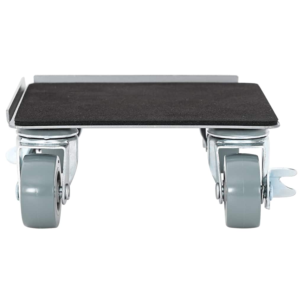 Furniture Rollers 4 pcs with Lifter 13.5x13.5x6 cm Steel 1300 kg