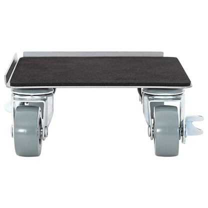 Furniture Rollers 4 pcs with Lifter 13.5x13.5x6 cm Steel 1300 kg