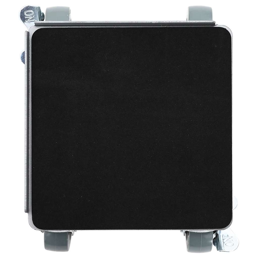 Furniture Rollers 4 pcs with Lifter 13.5x13.5x6 cm Steel 1300 kg