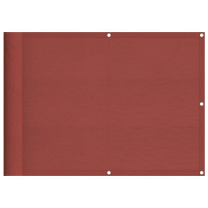 Balcony Screen Terracotta 75x700 cm 100% Polyester Oxford