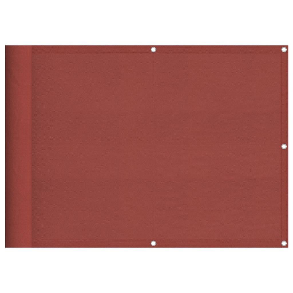 Balcony Screen Terracotta 75x800 cm 100% Polyester Oxford