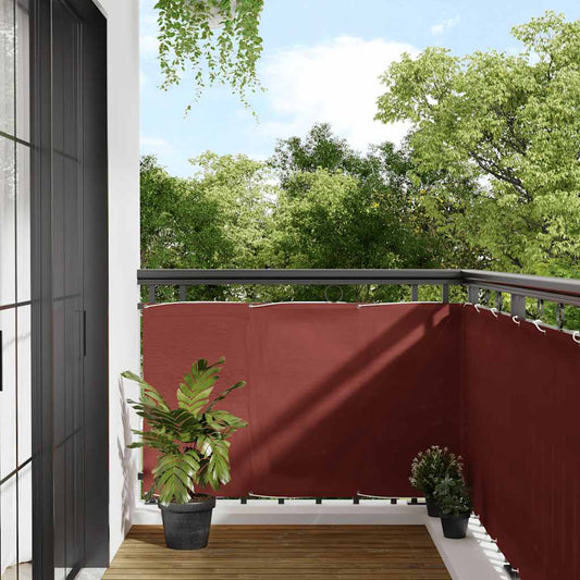 Balcony Screen Terracotta 90x1000 cm 100% Polyester Oxford