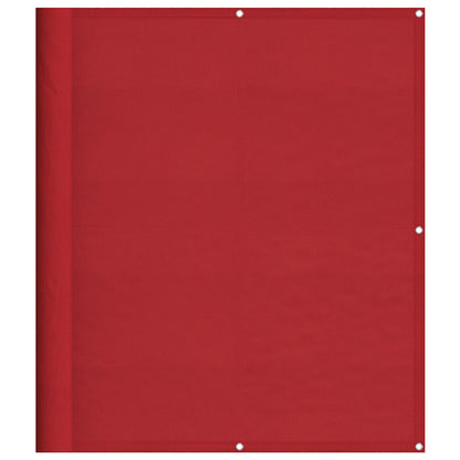Balcony Screen Red 120x700 cm 100% Polyester Oxford
