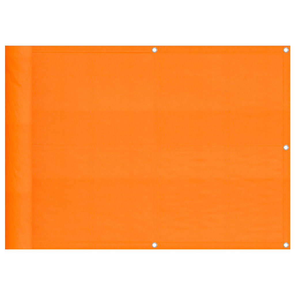 Balcony Screen Orange 75x700 cm 100% Polyester Oxford