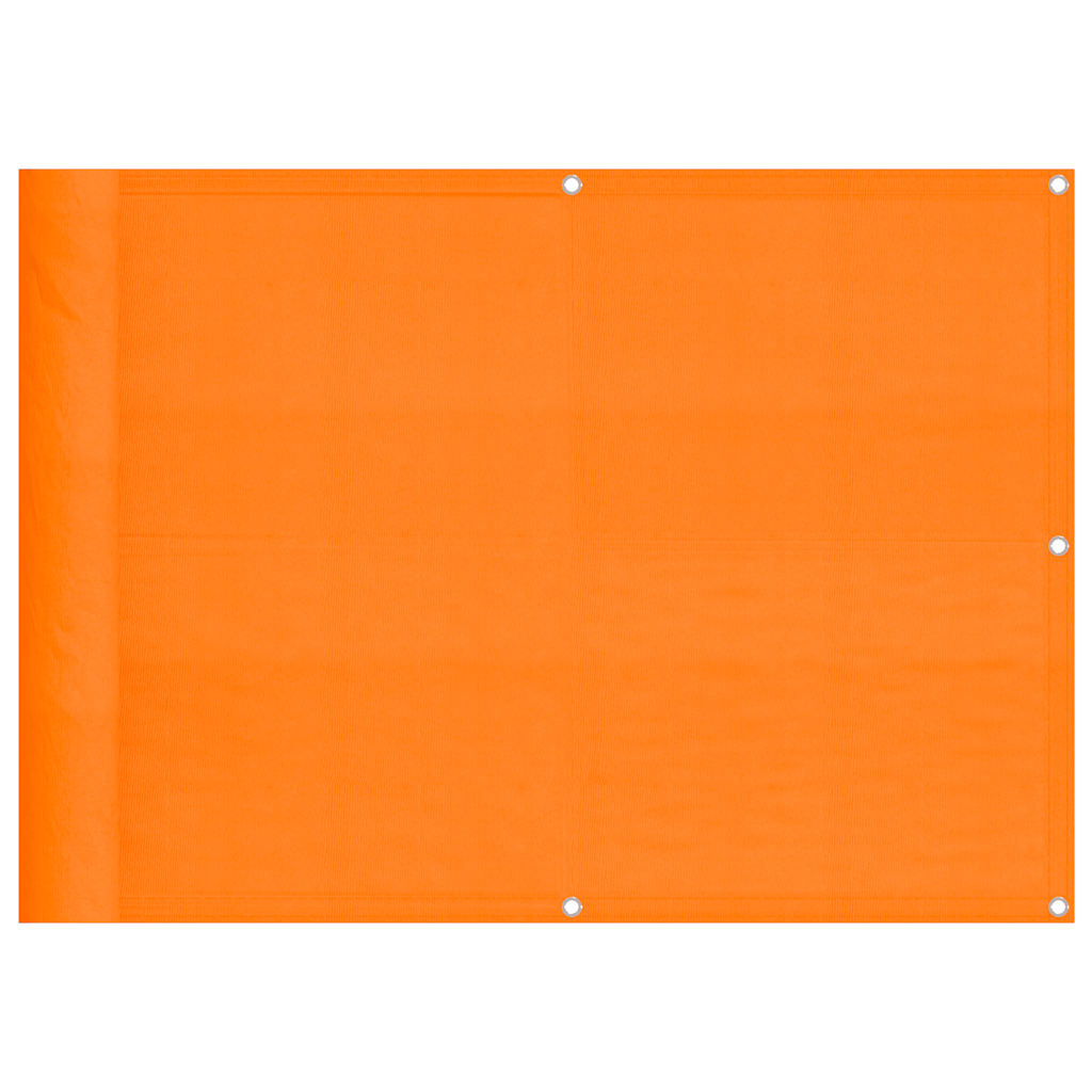 Balcony Screen Orange 75x800 cm 100% Polyester Oxford