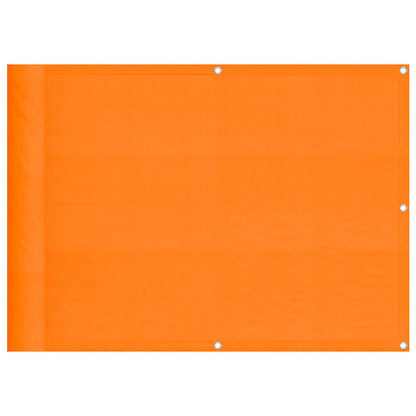 Balcony Screen Orange 75x800 cm 100% Polyester Oxford