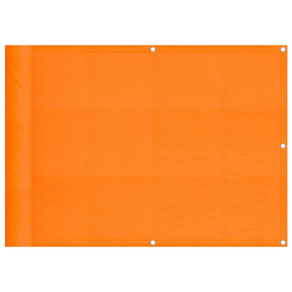 Balcony Screen Orange 75x1000 cm 100% Polyester Oxford