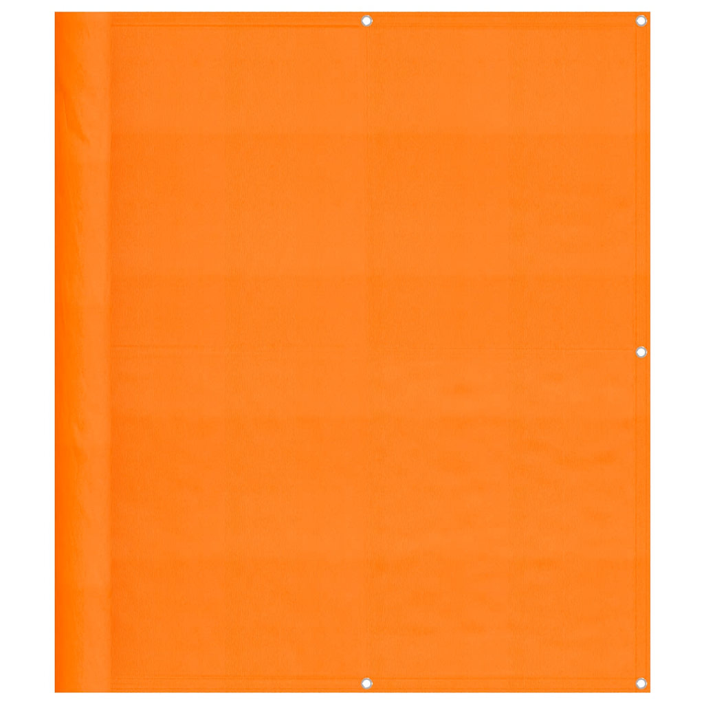 Balcony Screen Orange 120x1000 cm 100% Polyester Oxford