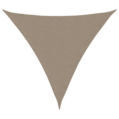 Sun Shade Sail Taupe 2x2x2 m 100% Polyester Oxford