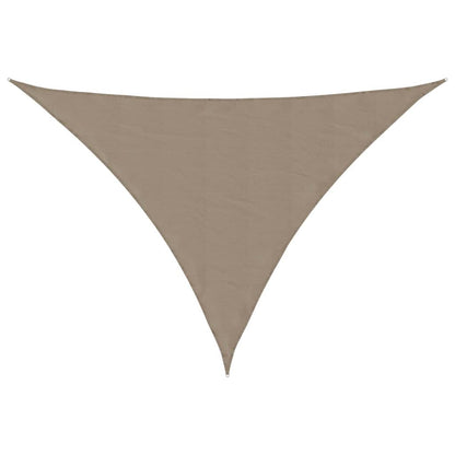 Sun Shade Sail Taupe 7x5x5 m 100% Polyester Oxford