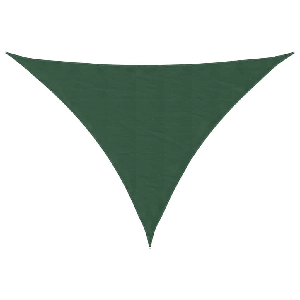 Sun Shade Sail Dark Green 7x5x5 m 100% Polyester Oxford