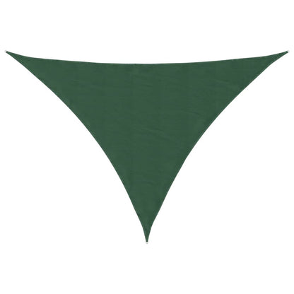 Sun Shade Sail Dark Green 7x5x5 m 100% Polyester Oxford