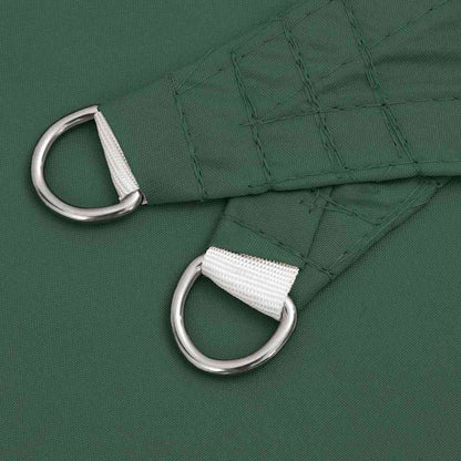 Sun Shade Sail Dark Green 7x5x5 m 100% Polyester Oxford