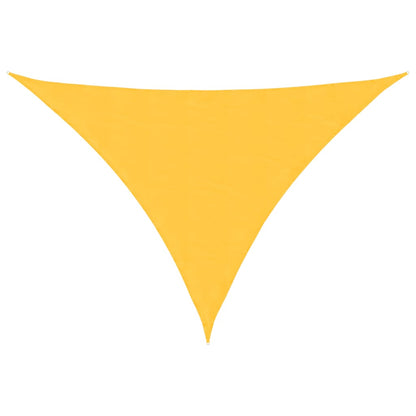 Sun Shade Sail Yellow 7x5x5 m 100% Polyester Oxford