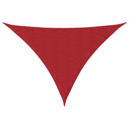 Sun Shade Sail Red 7x5x5 m 100% Polyester Oxford