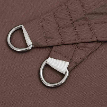 Sun Shade Sail Brown 2x2x2 m 100% Polyester Oxford