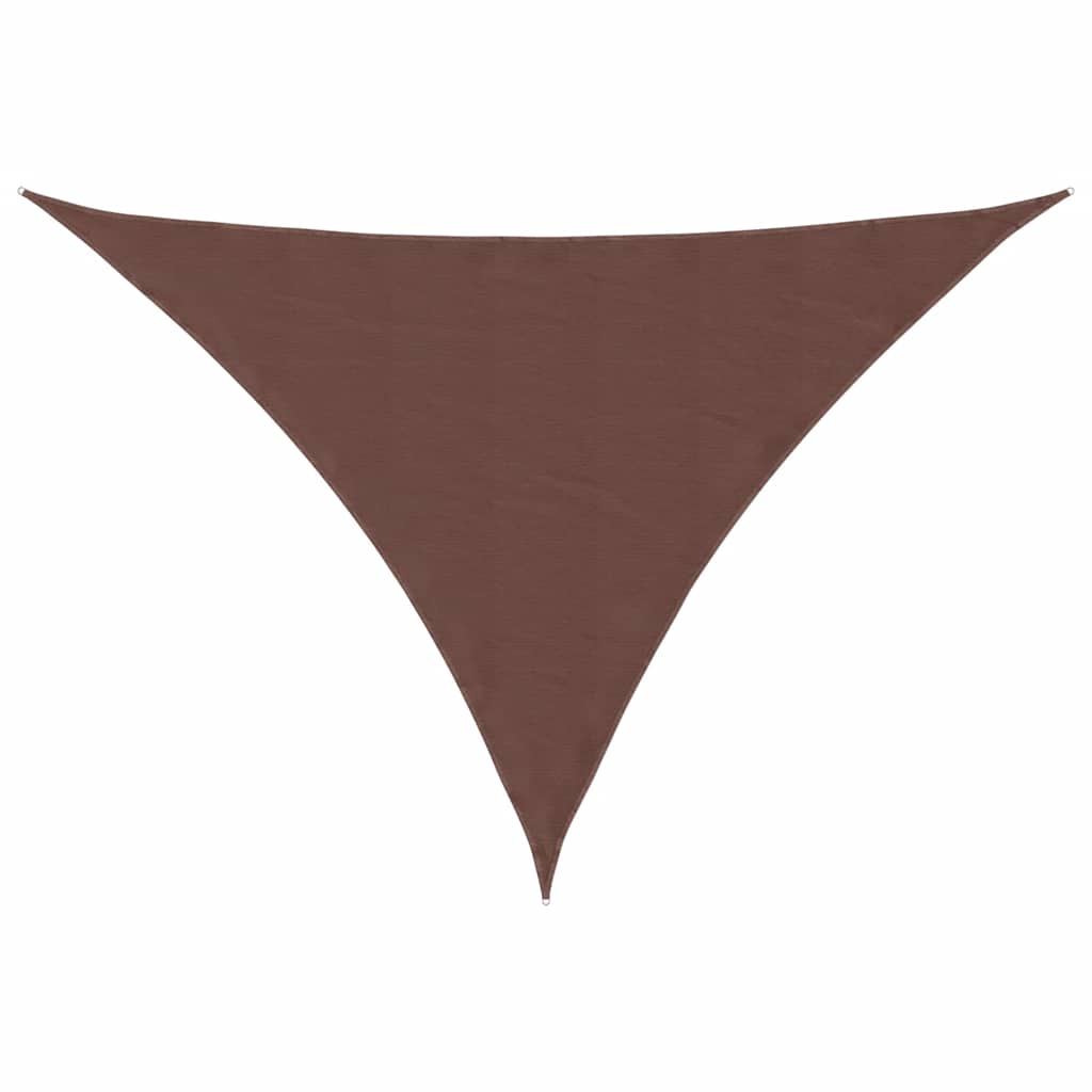 Sun Shade Sail Brown 7x5x5 m 100% Polyester Oxford