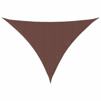 Sun Shade Sail Brown 7x5x5 m 100% Polyester Oxford