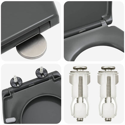 Quick Release Toilet suitable for Seat Anthracite