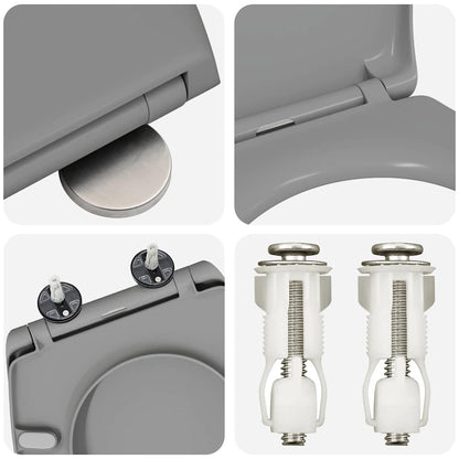 Quick Release Toilet suitable for Seat Grey