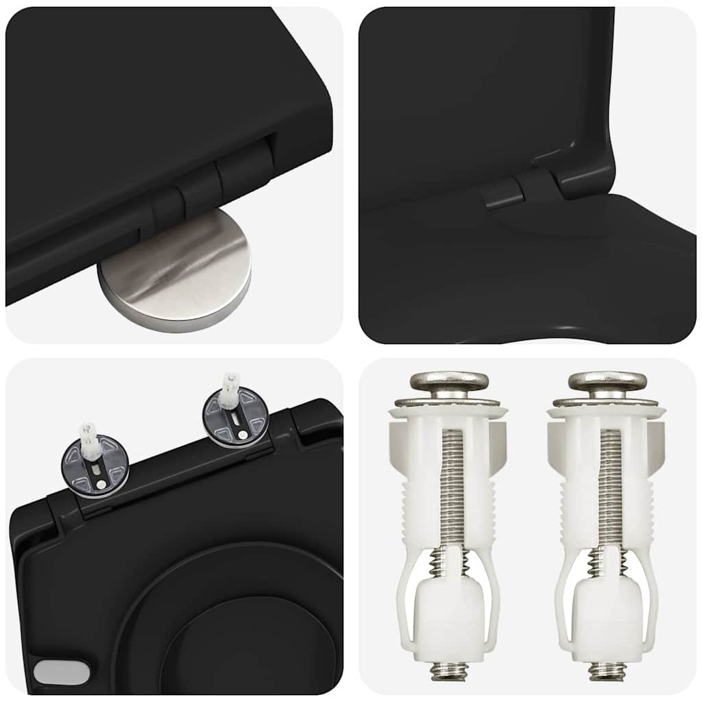 Quick Release Toilet suitable for Seat Black