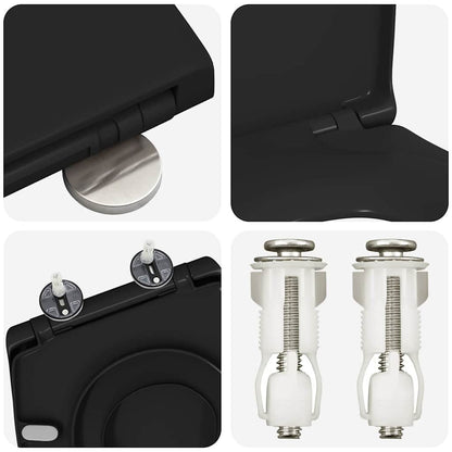 Quick Release Toilet suitable for Seat Black